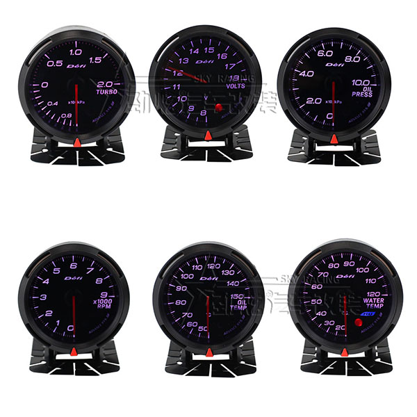 BF Advance Meter Racing Performance Volt Water Temperature Auto RPM Tachometer Pressure Gauge Oil Pr