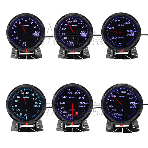 BF Advance  OBD Meter Racing Performance Volt Water Temperature Auto RPM Tachometer Pressure Gauge O