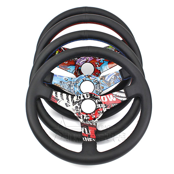 New cartoon pattern printing Steering wheel 14inch 350mm racing Steering wheel 