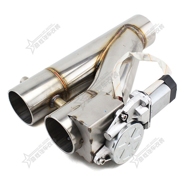 Automobile exhaust pipe integrated Y-type exhaust valve stainless steel electric control valve varia