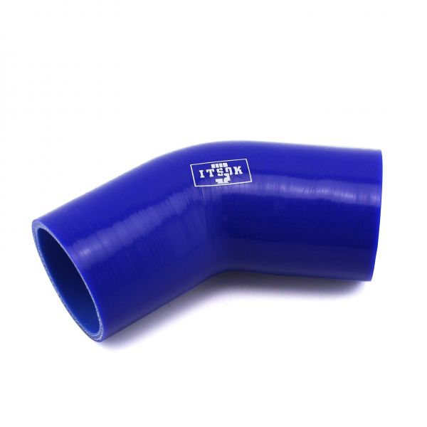 63mm45 Degree ,Blue Silicone Elbow Hose Coupler Intercooler Pipe Turbo