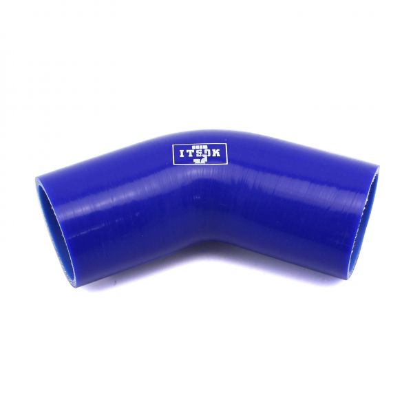 57mm45 Degree ,Blue Silicone Elbow Hose Coupler Intercooler Pipe Turbo