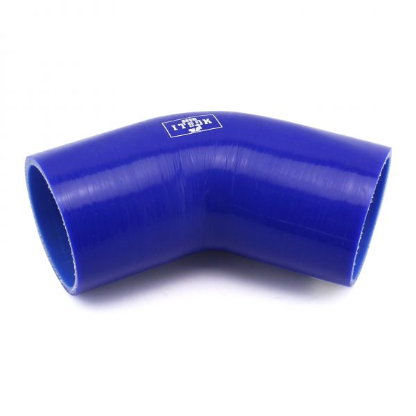70mm45 Degree ,Blue Silicone Elbow Hose Coupler Intercooler Pipe Turbo