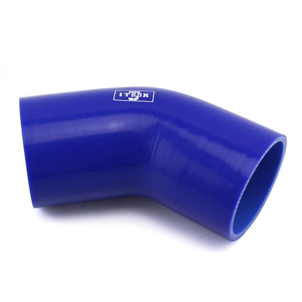 76mm45 Degree ,Blue Silicone Elbow Hose Coupler Intercooler Pipe Turbo