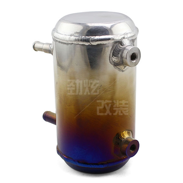 General purpose for car modification, new roasted blue oil ventilating pot, three-way oil filter pot